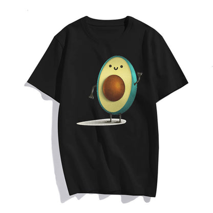 Womens Cute Avocado Graphic Short Sleeve T Shirts for Women Summer Tops