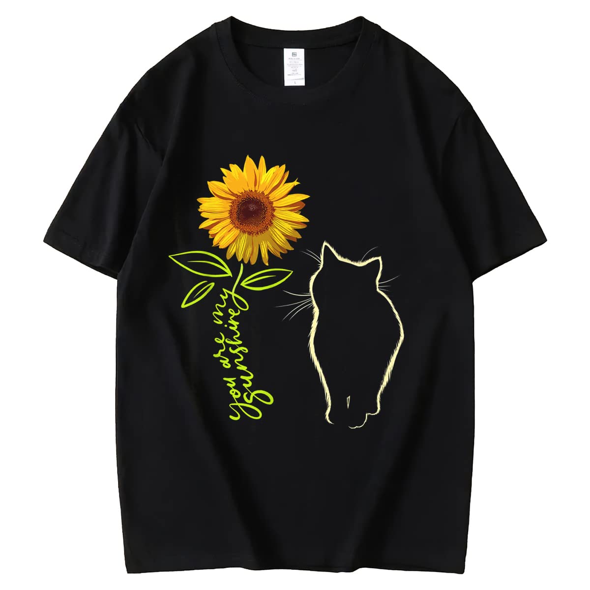 Women's Sunflower T-Shirt - Fun Animal Graphics Tee