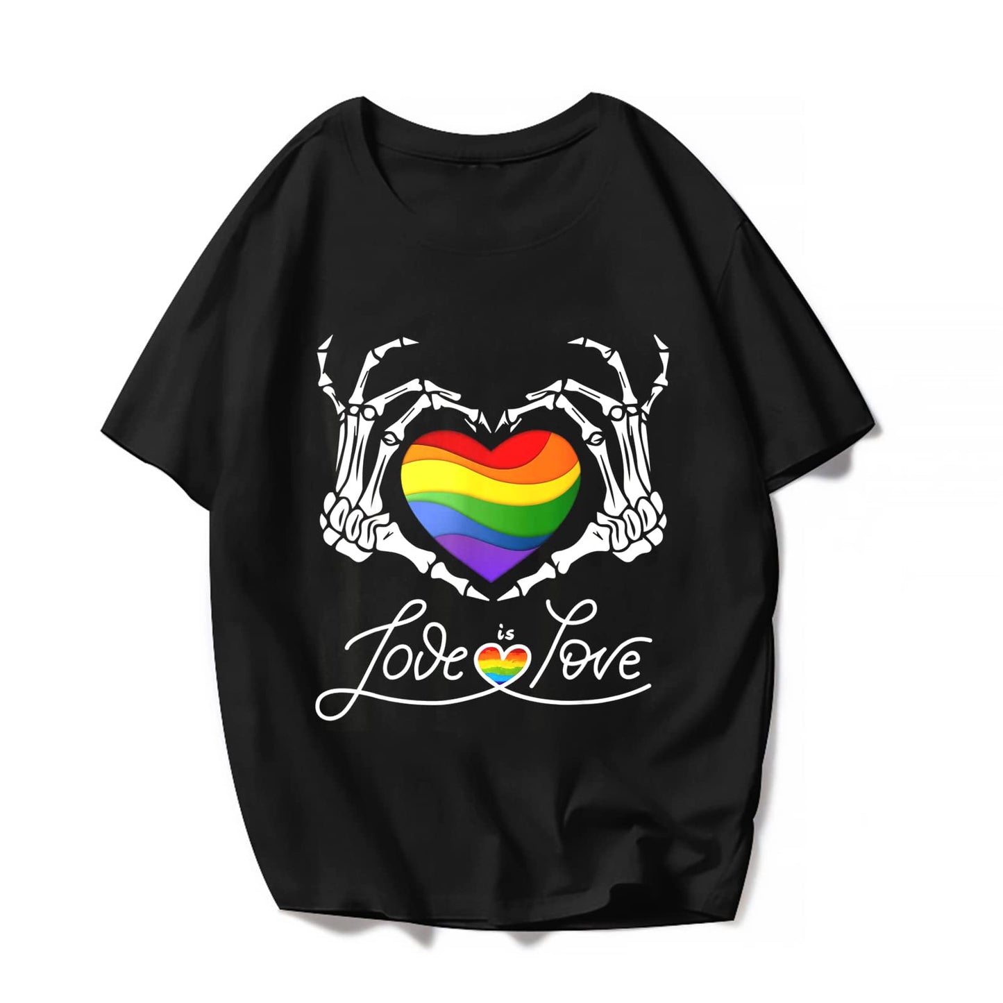 Show Your Pride with Our LGBTQ Human Rainbow Pride Flag T-Shirt