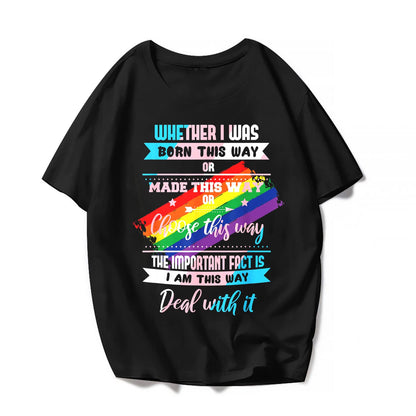 Show Your Pride with Our LGBTQ Human Rainbow Pride Flag T-Shirt