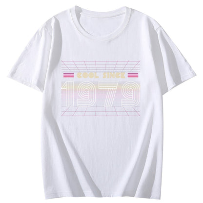Cool Since 1979 Short Sleeve Comfort Tops T-Shirts for Women