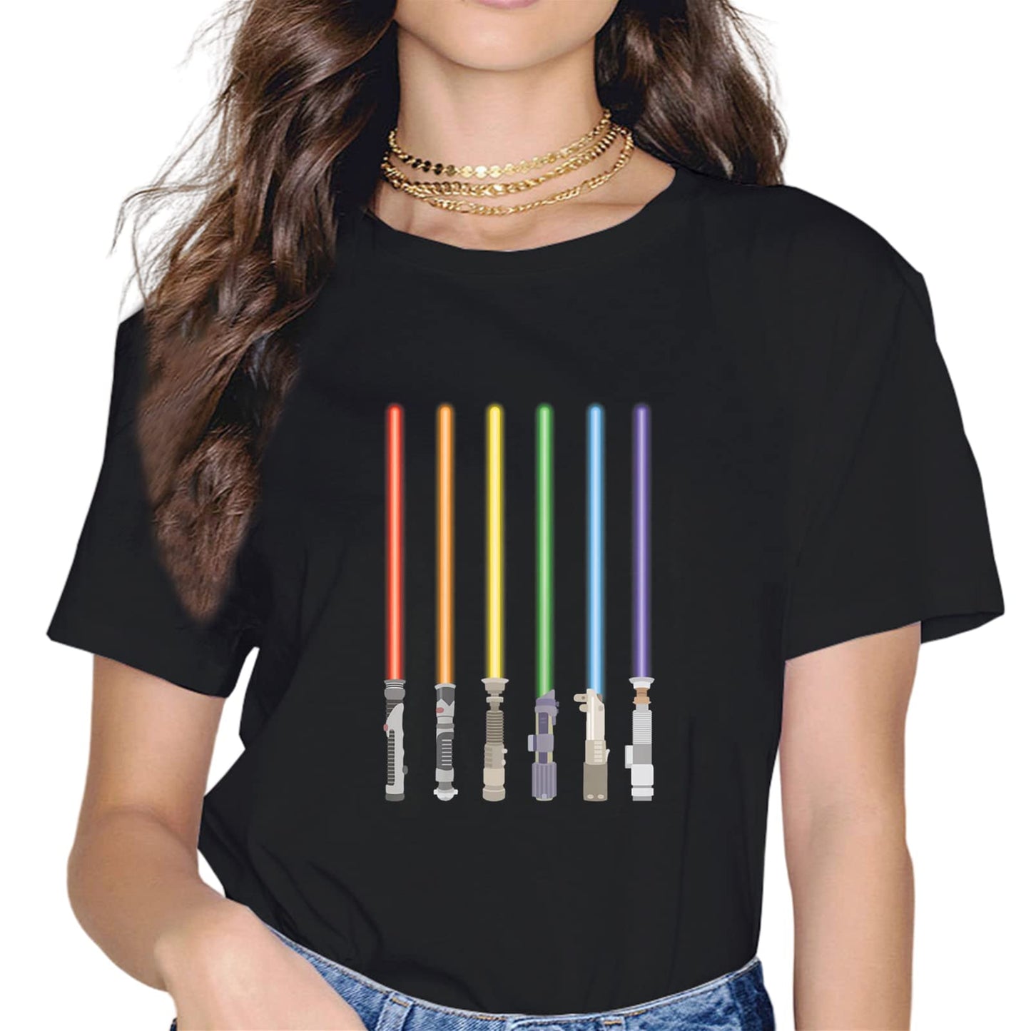 Women Fashion LGBTQ Casual Pride Month Gift T-Shirt