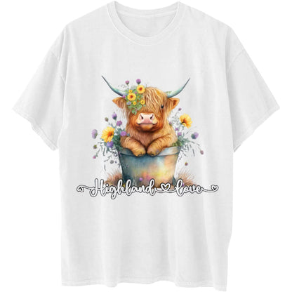 Salty Heifer Cow T-Shirt - Cute Graphics