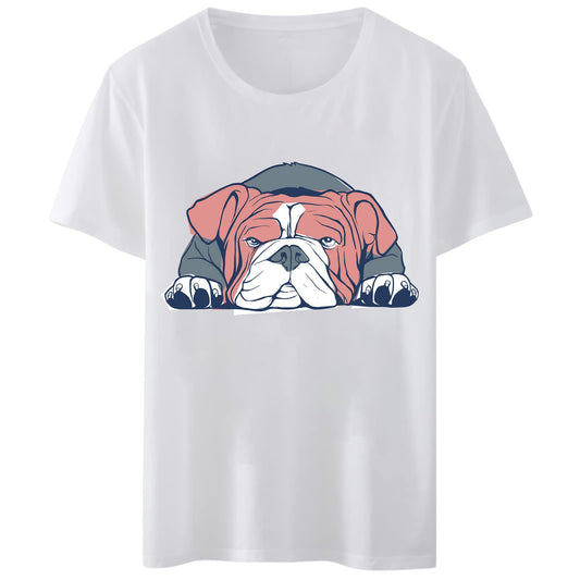 Women's T-Shirt - "Tired Dog" Cute Print