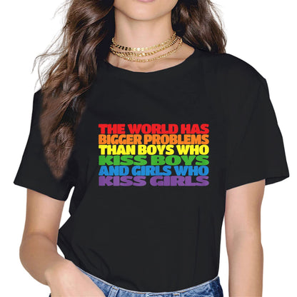 LGBTQ Fashion Short Sleeve Casual Round Neck Pride Month Gift T-Shirt