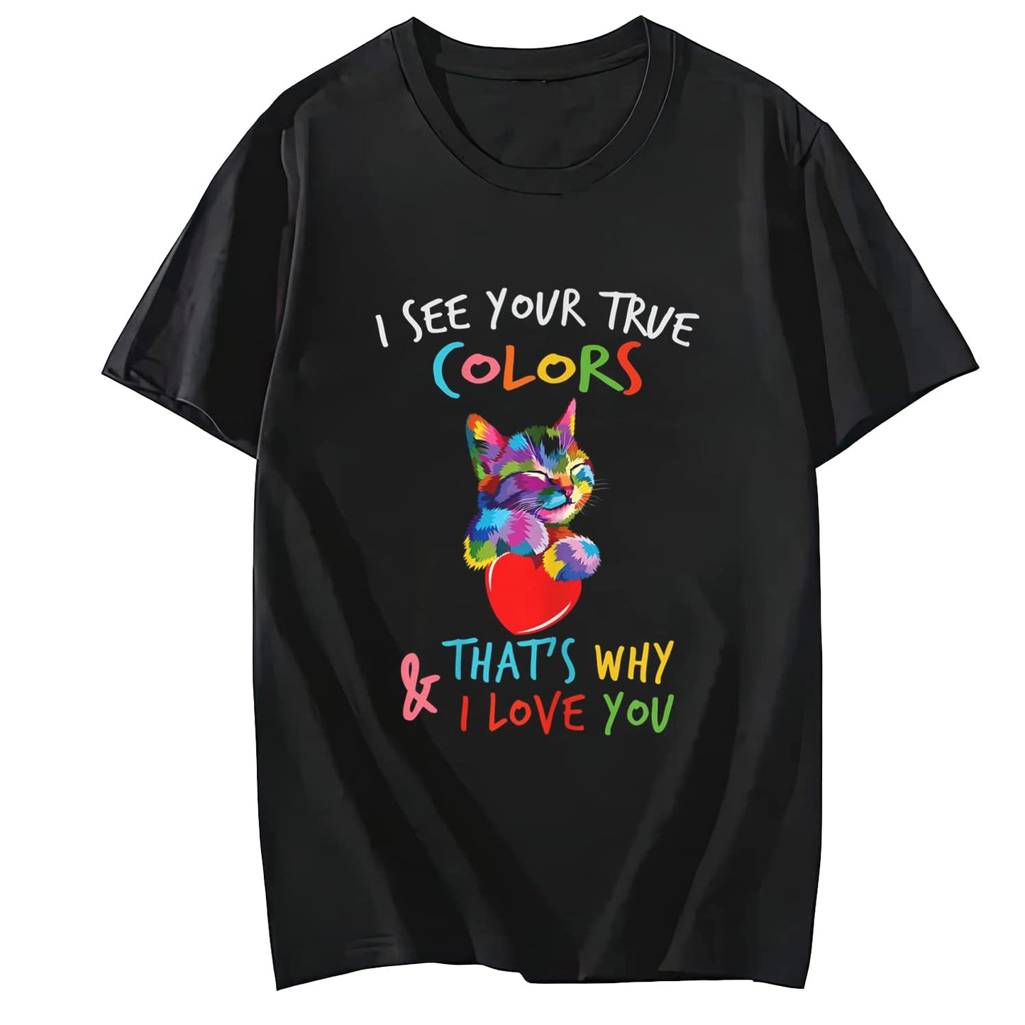 It's Ok to Be Different Cat Autism Awareness T-Shirt