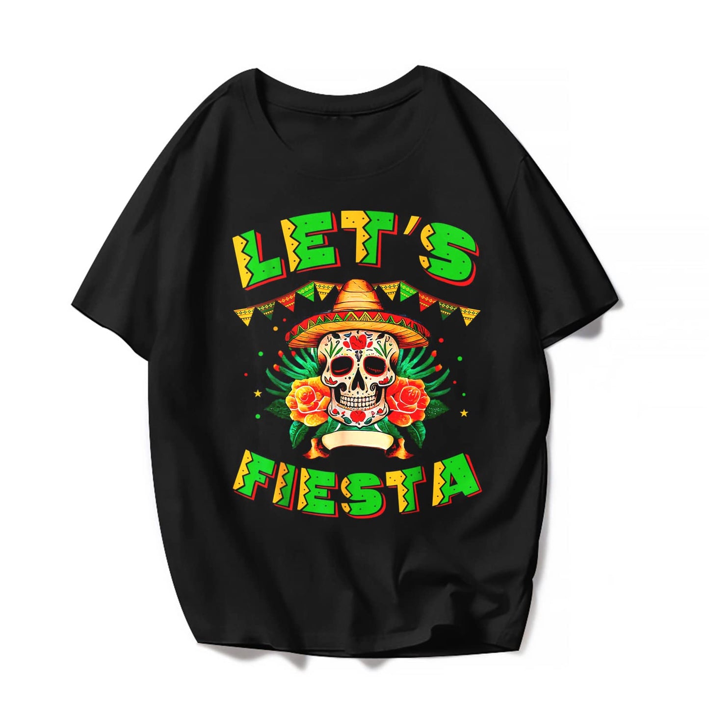 Cinco De Mayo Fiesta Tee - Taco Tequila Graphics