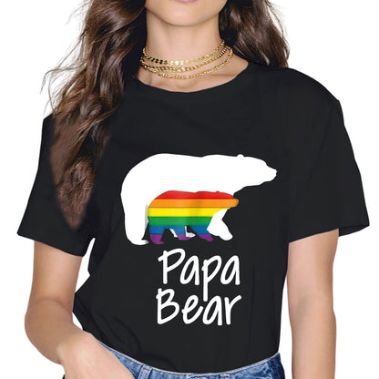 LGBT Dad Papa Bear Unisex Pride T-Shirt - Celebrate Love and Inclusivity