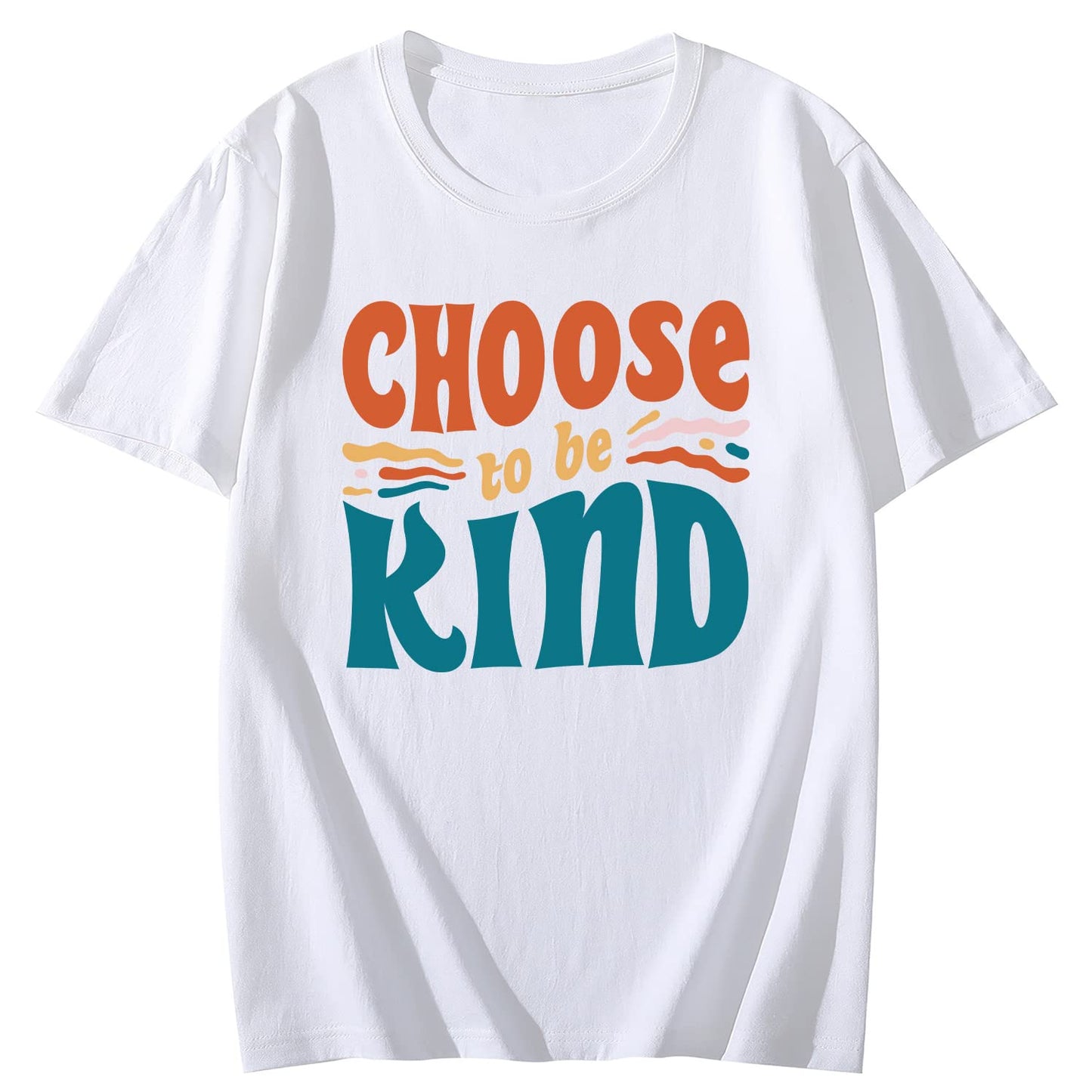 Choose Kind Short Sleeve Comfort Tops T-Shirts for Women