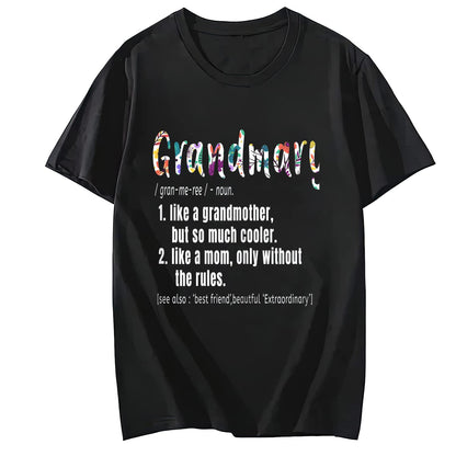 Mimaw Definition Mother's Day Birthday Gift Grandmother O-Neck T-Shirt