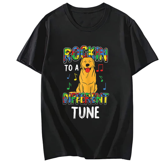 Rocking to A Different Tune Graphic T-Shirt