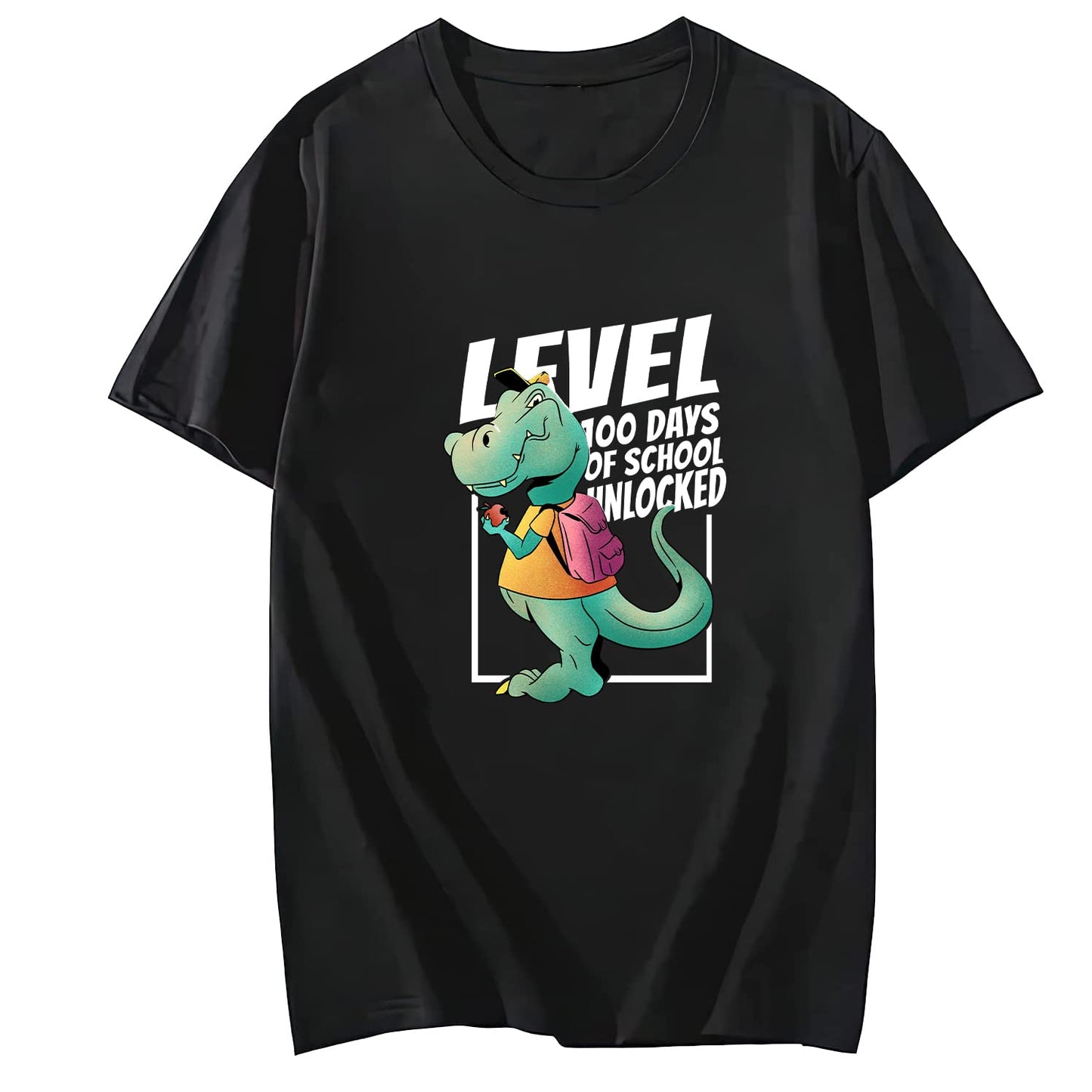 Awesome T-rex Monster Truck Round Neck Short Sleeve T-Shirt Top fo Men