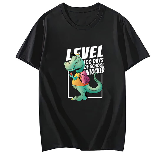 Awesome T-rex Monster Truck Round Neck Short Sleeve T-Shirt Top fo Men