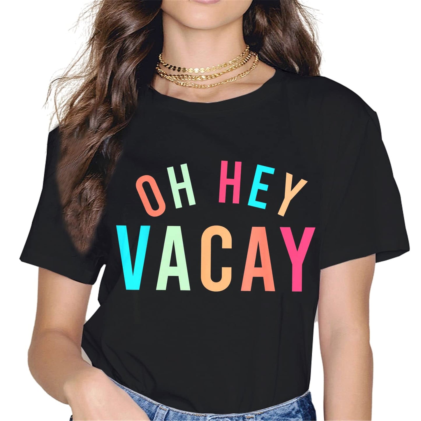 Elevate Your Vacation Style with the "Vacay Mode" Women's T-Shirt