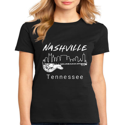 Country Music Nashville Guitar Player Gift Tee