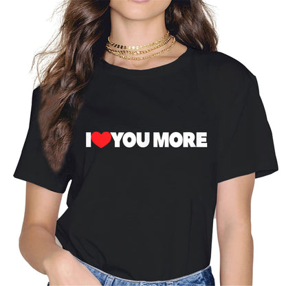 Express Your Love with our "I Love You" T-Shirt for Women