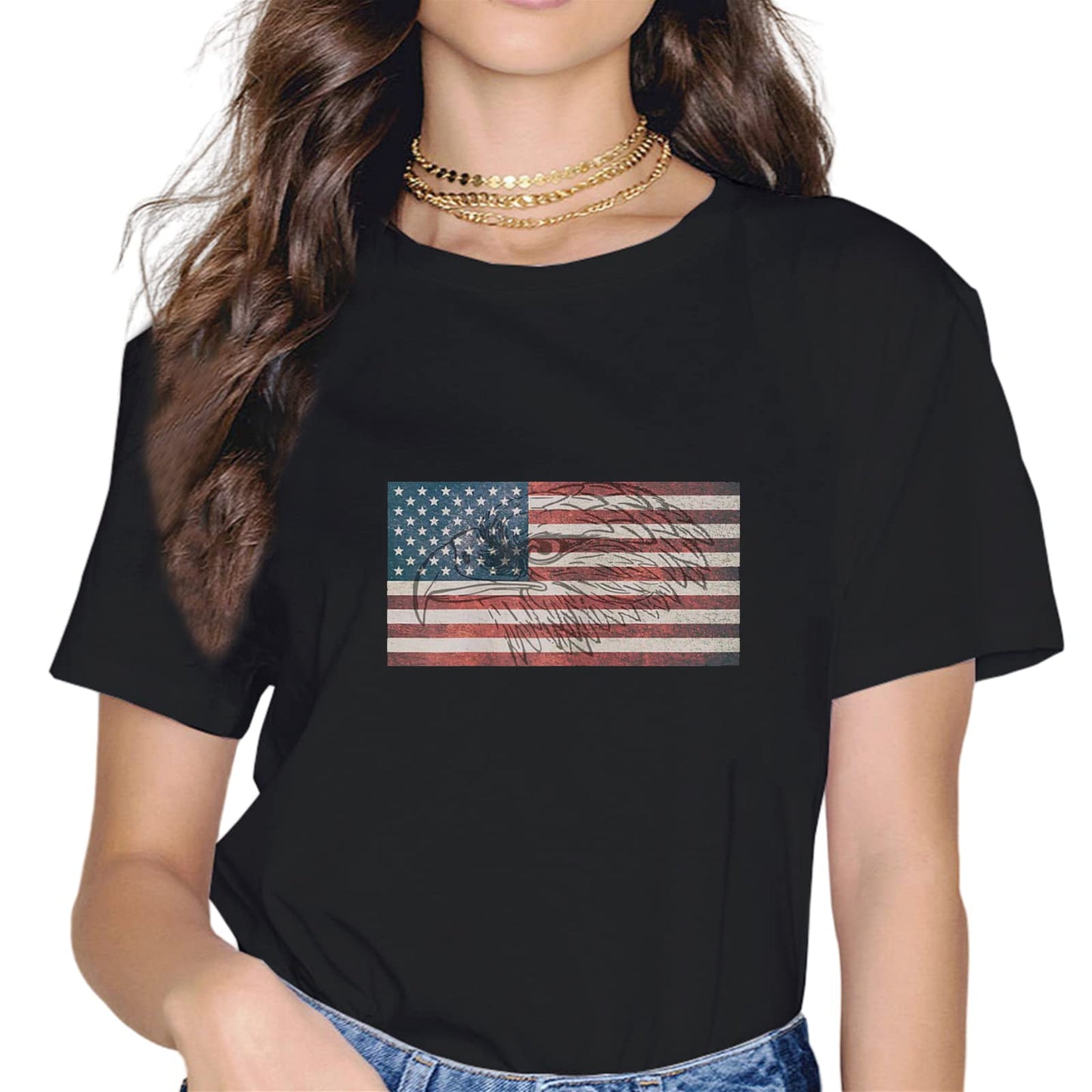 USA Flag American Flag United States of America 4th of July Gift T-Shirt