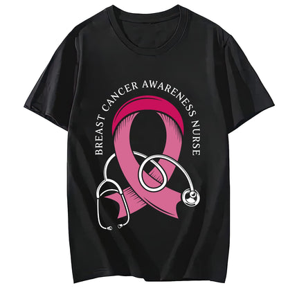 Sexy Nurse Pattern Casual Short Sleeve Gift T-Shirt for Women