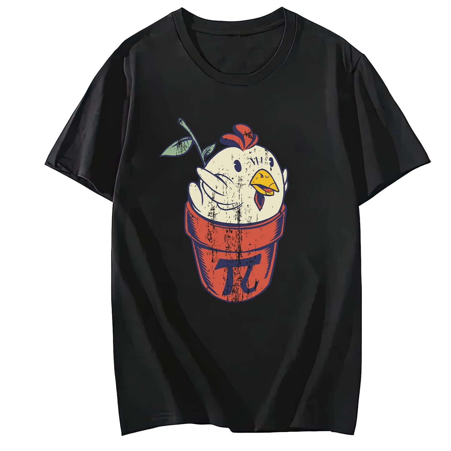 Chicken Pot Pie Short Sleeve Comfort Tops T-Shirts for Women