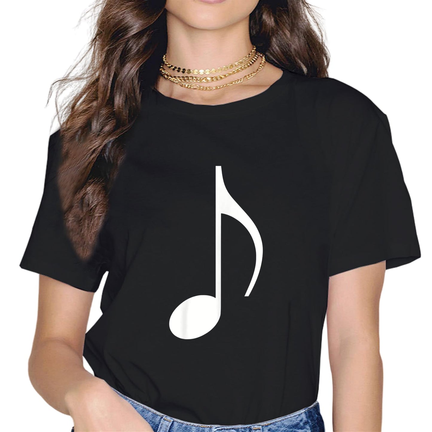 Sassalilly Music Lover Music Notes Musician Music T-Shirt