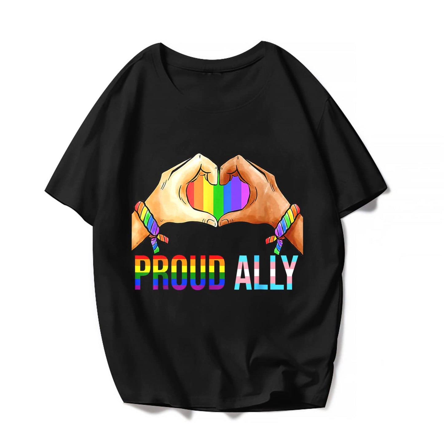 Show Your Pride with Our LGBTQ Human Rainbow Pride Flag T-Shirt