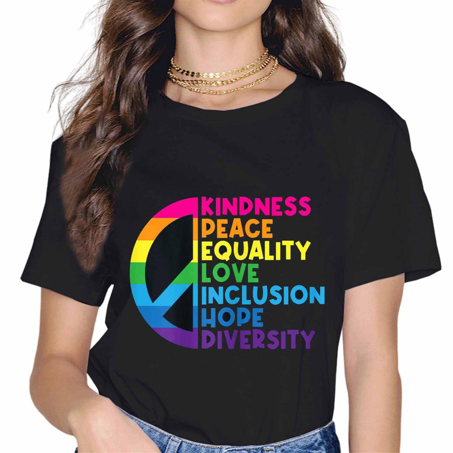 Diversity Equality Love Peace Human Rights Social Justice T-Shirt