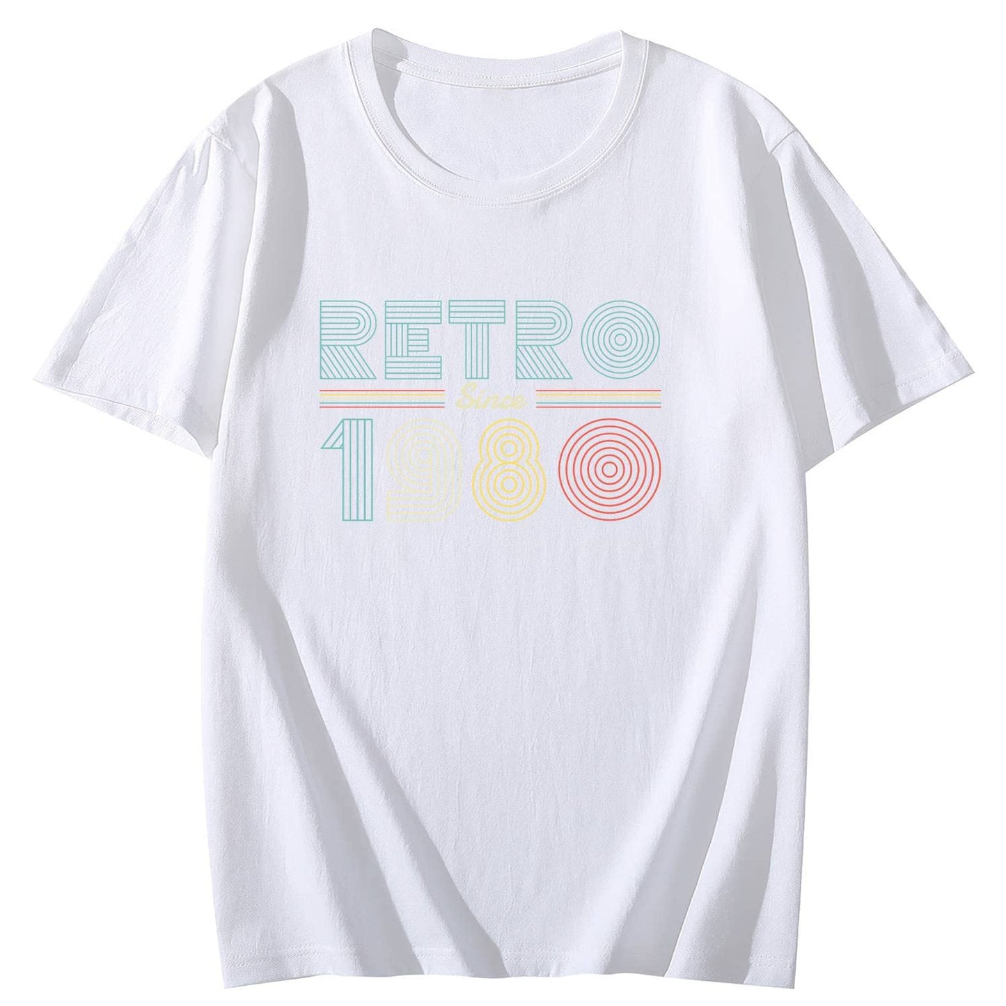 Retro Year Shirt for Women Short Sleeve Comfort Tops T-Shirt