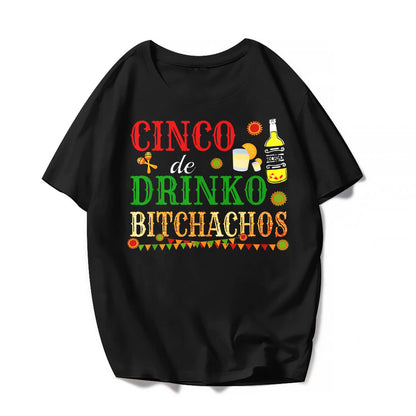 Cinco De Mayo Fiesta Tee - Taco Tequila Graphics