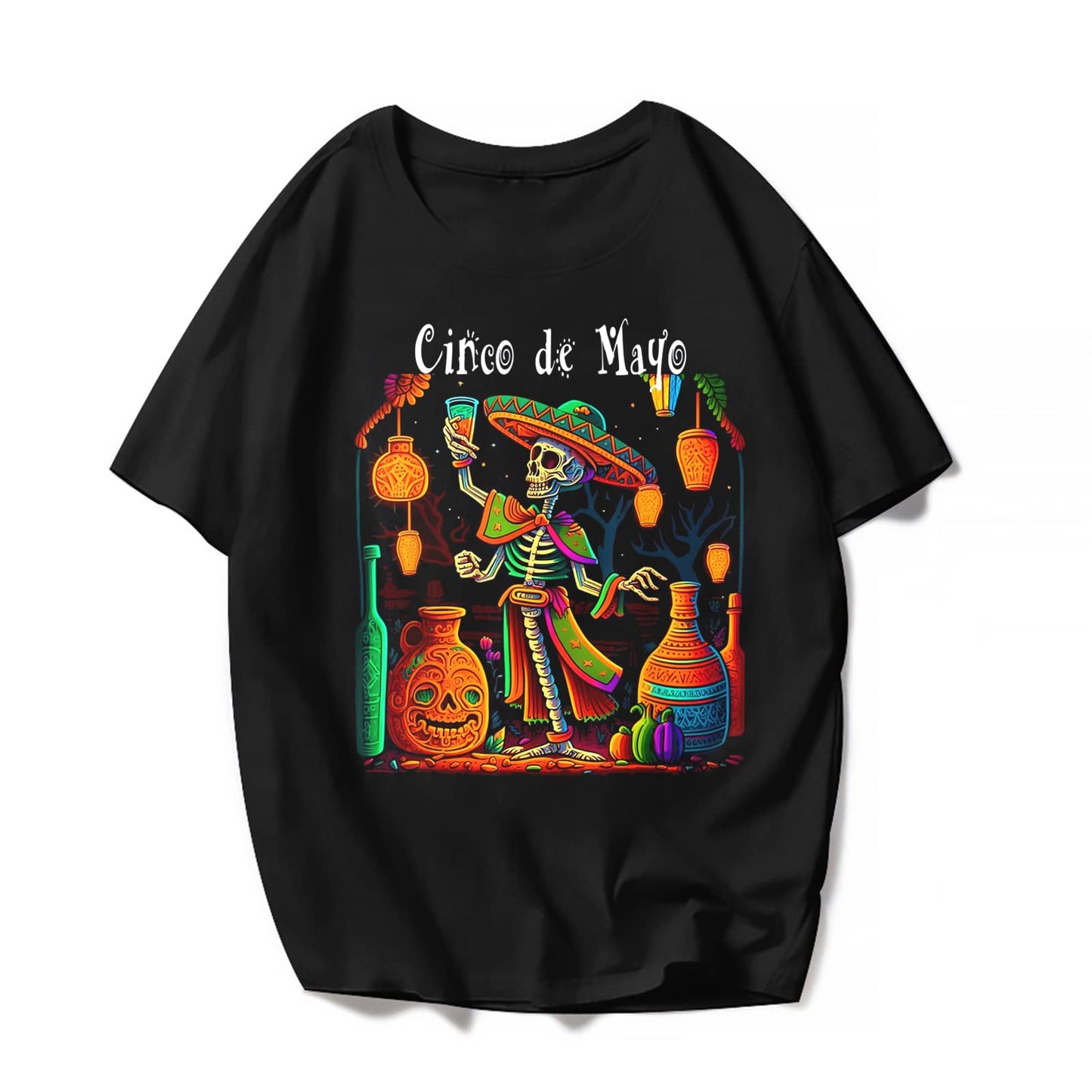 Happy Cinco De Mayo T-Shirt - Festival Graphics