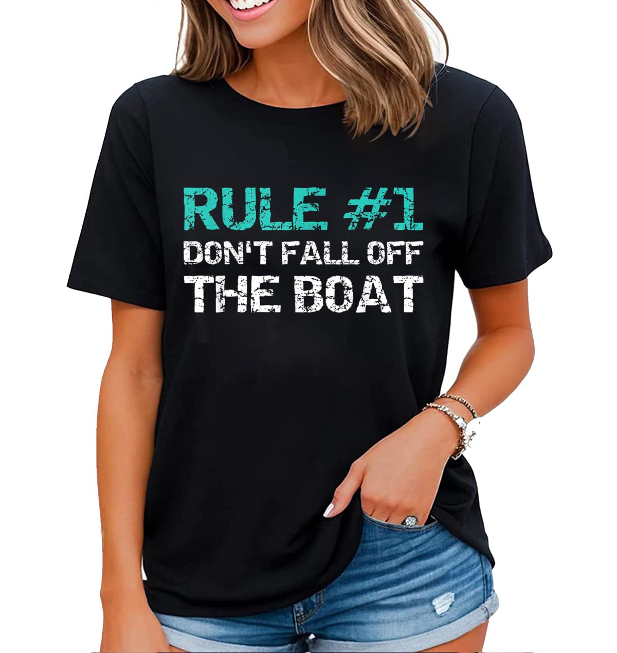 Fun Saying Cruising Womens T-Shirt Suitable for Cruise Vacation Casual Tops