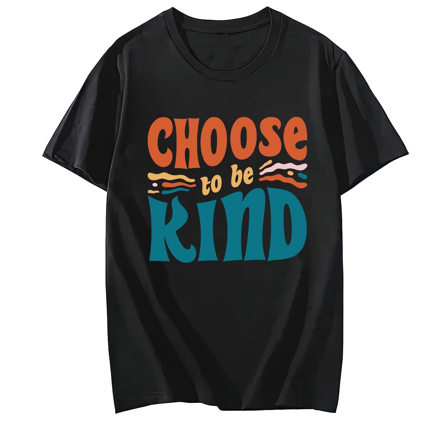 Choose Kind Short Sleeve Comfort Tops T-Shirts for Women