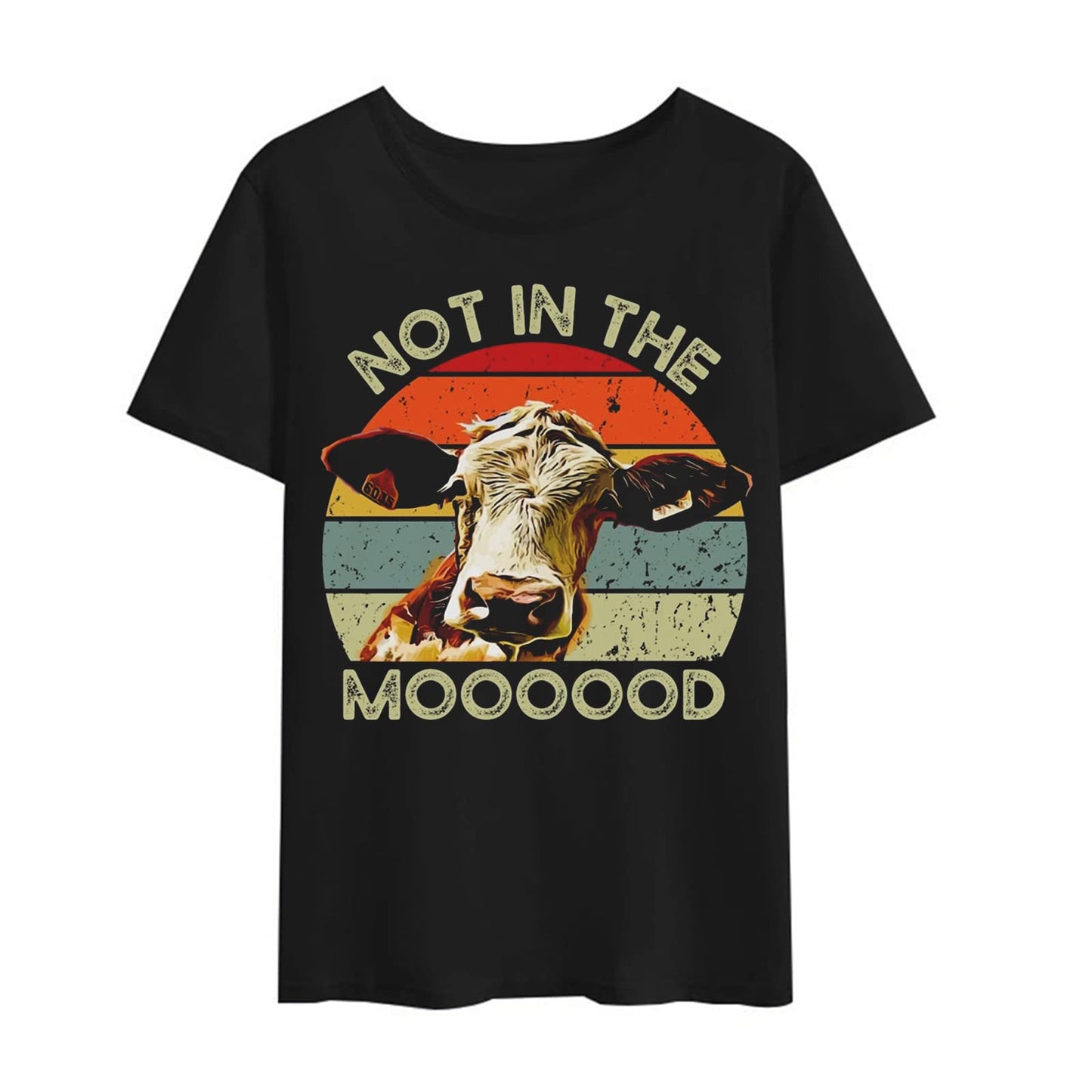 Cow Shirts Just A Little Moody Women T-Shirt