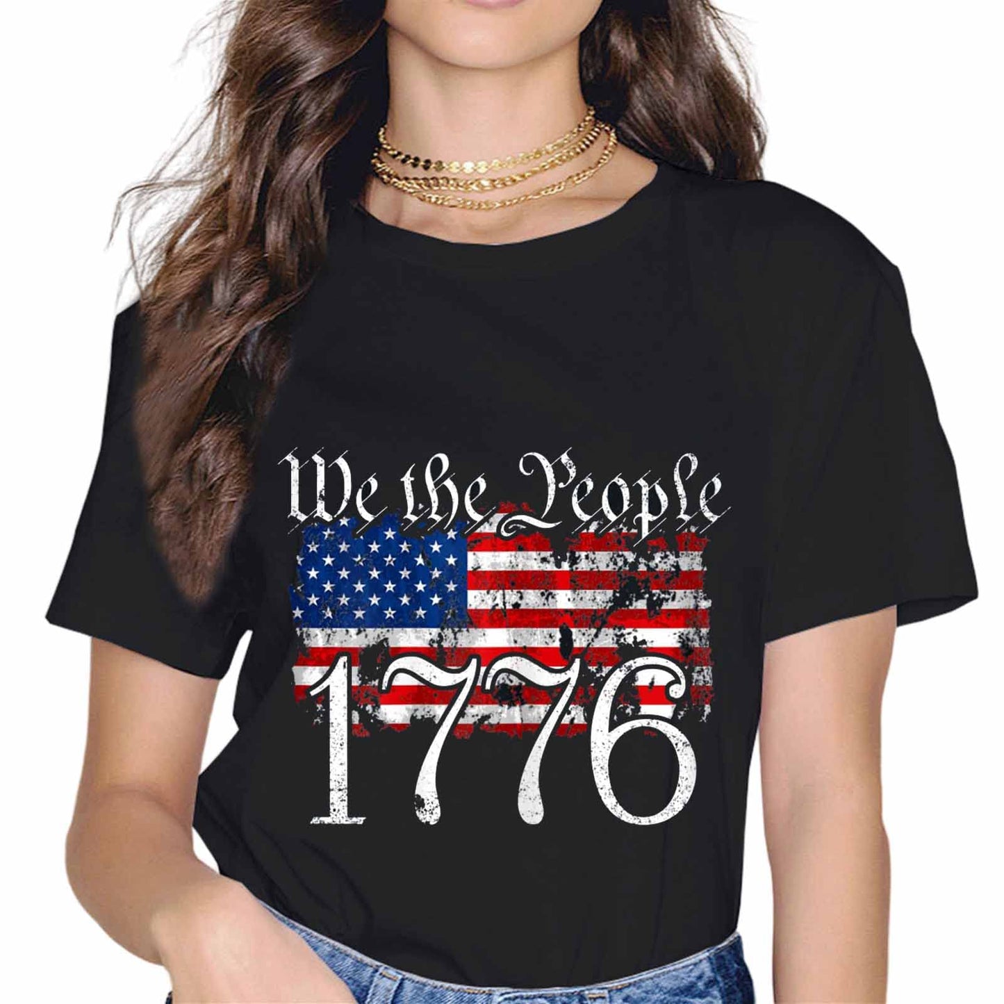 We The People are Pissed Off Vintage US America Flag T-Shirt