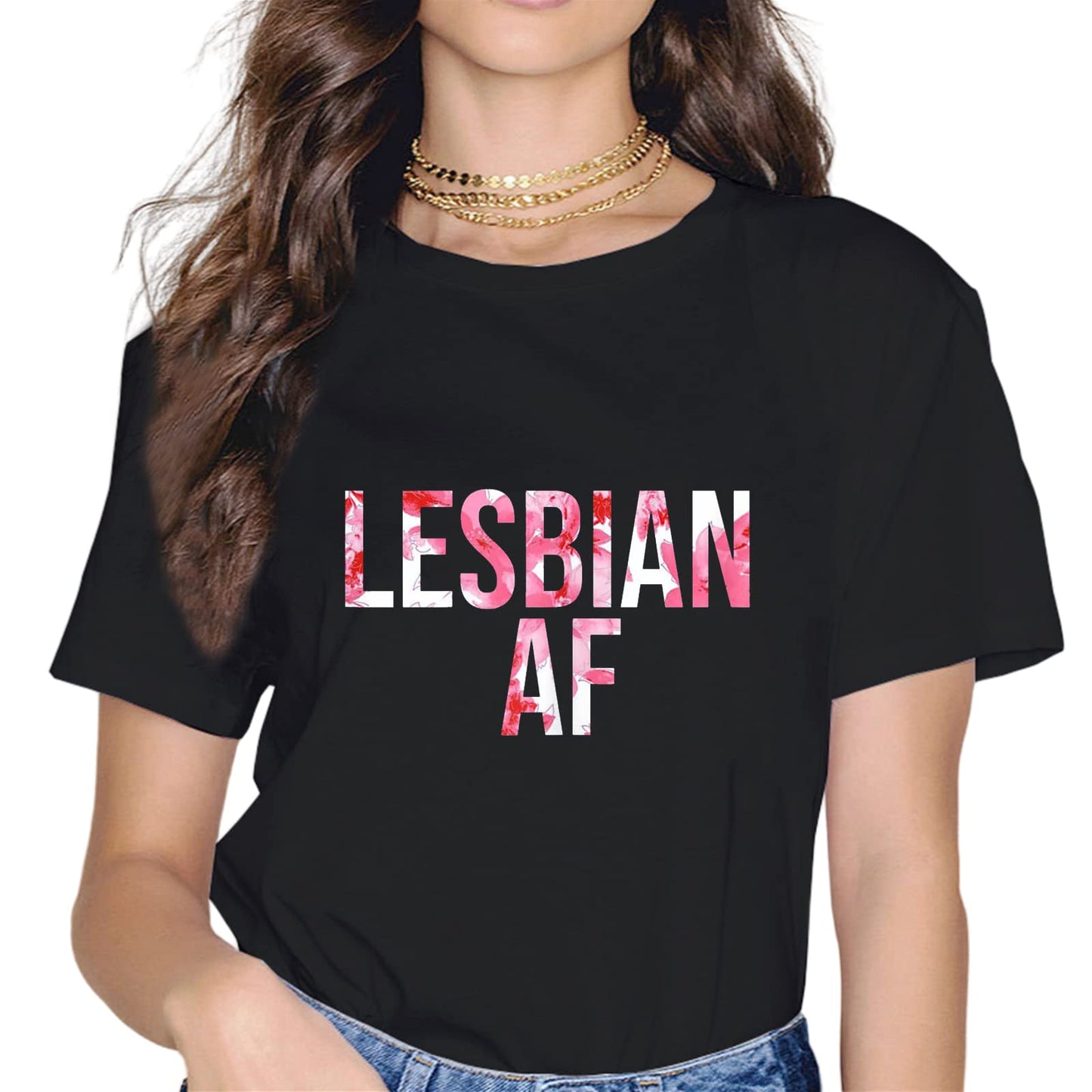 Lesbian Pride Flag LGBTQ Funny LGBT Ally Gift T-Shirt