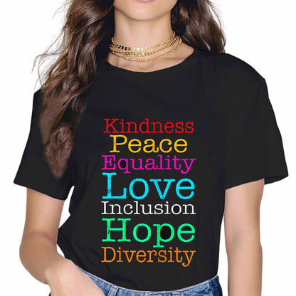 Diversity Equality Love Peace Human Rights Social Justice T-Shirt