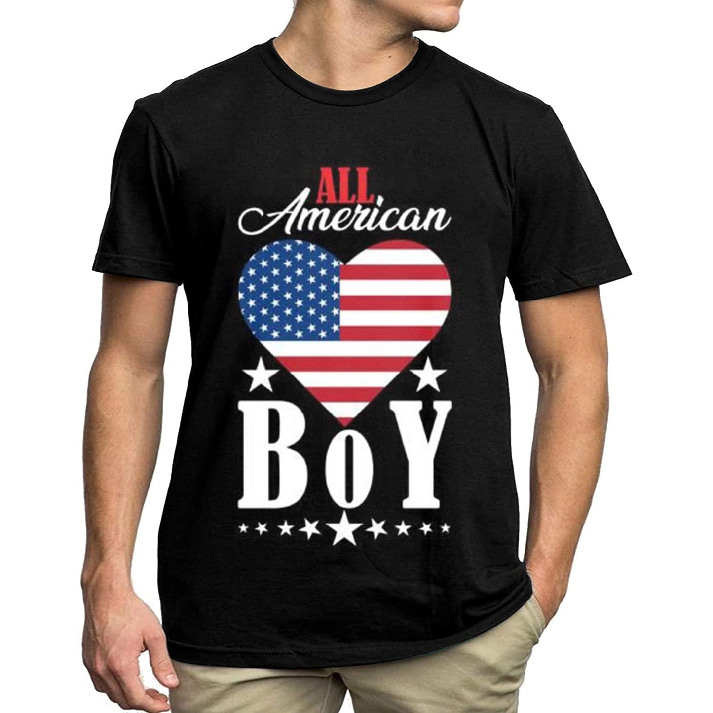 All American Boy T-Shirt - Flag Graphics