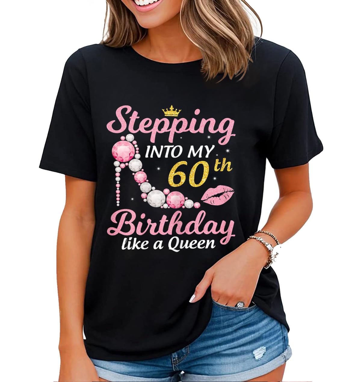 It's My 60th Birthday Shirt Women's Quirky Novelty 60th Birthday Party T-Shirt