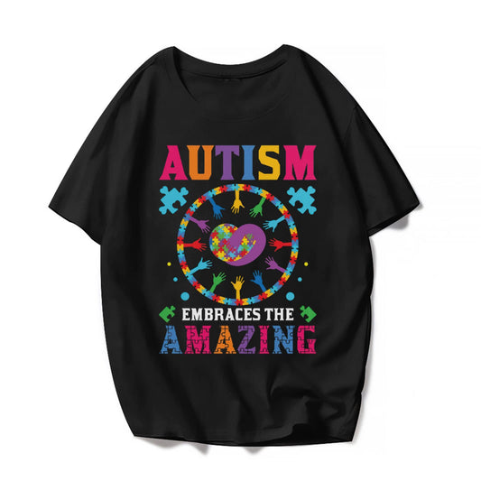 Autism Awareness Tee - Embrace Amazing Graphics