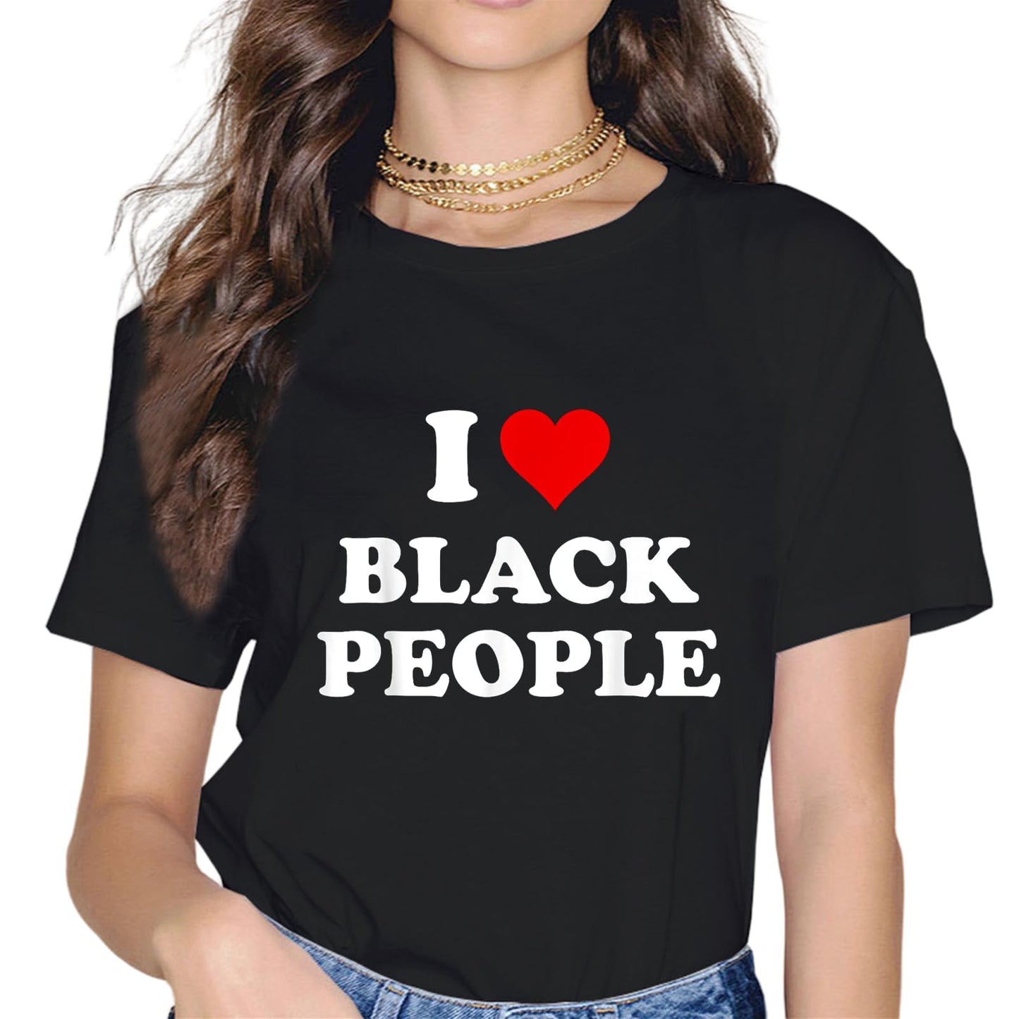I Love Black People Tshirt,Black Pride Tees,Melanin Poppin T-Shirt