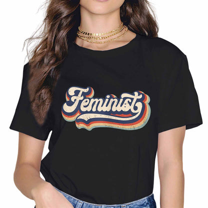 Feminist Retro Vintage 60s 70s Style Women Feminism Gifts T-Shirt