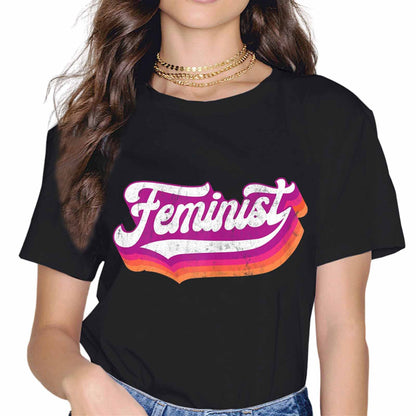 Feminist Retro Vintage 60s 70s Style Women Feminism Gifts T-Shirt