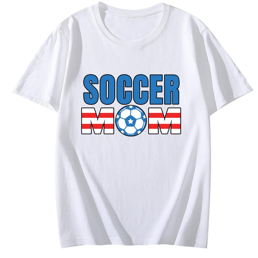 Soccer Mom Shirt Ma Ma Family Quote Short Sleeve T-Shir