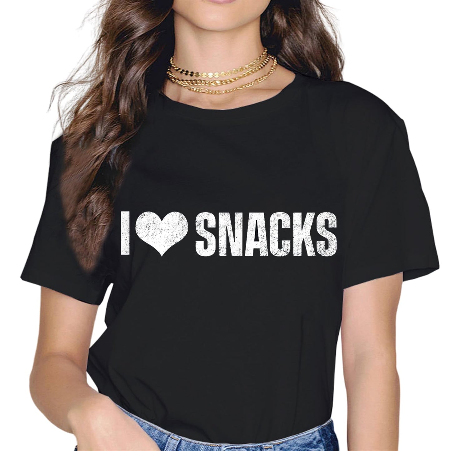 I'm Just Here for The Snacks Food Cook Funny Family Vacation T-Shirt