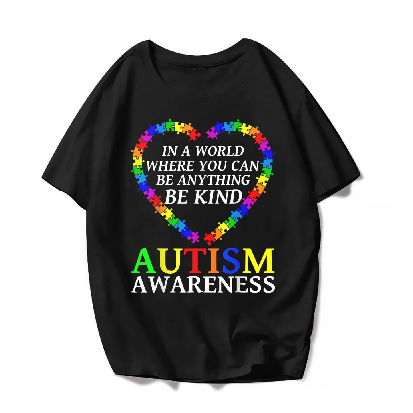 Autism Awareness Rockin' The Exhausted Autism Mom Life T-Shirt Cute Women Graphics Casual Shirts Summer Tee