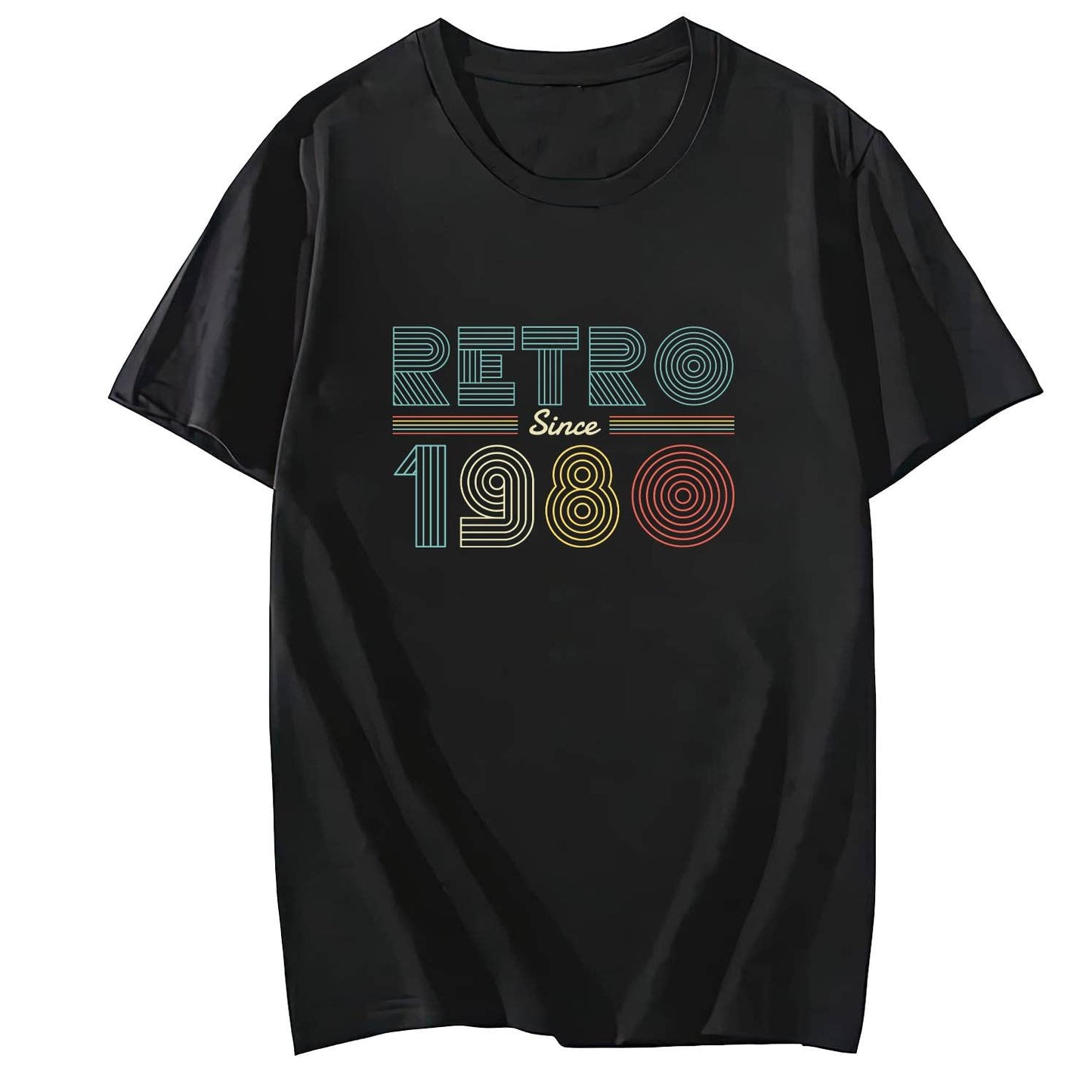 Retro Year Shirt for Women Short Sleeve Comfort Tops T-Shirt