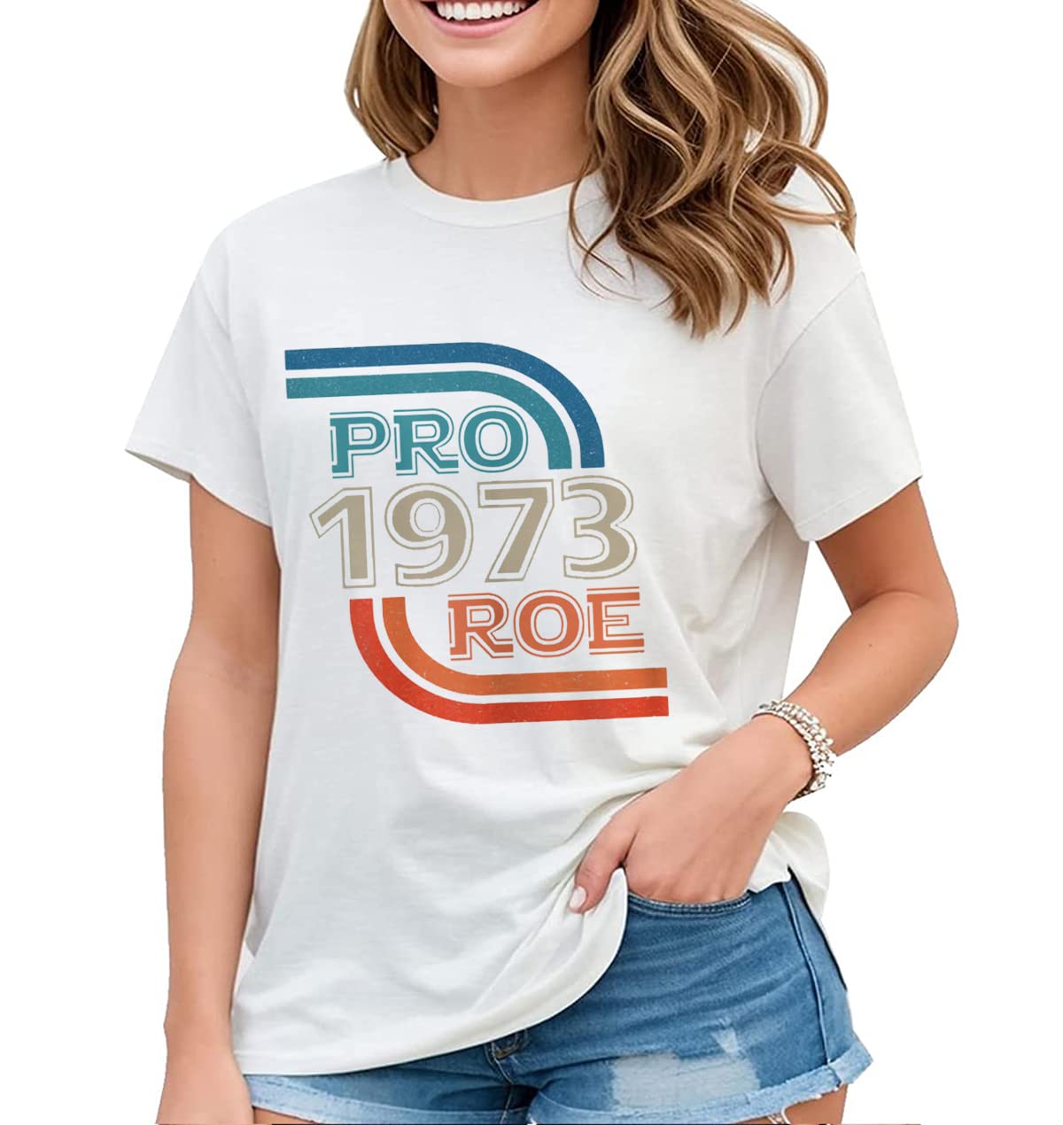 Tshirt for Women 50 Year Old Awesome Since 1973 50th Birthday Gifts Casual Casual Short-Sleeved Tops