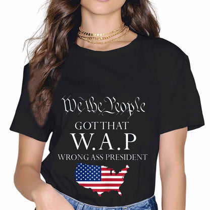 Vintage American Flag Patriotic 1776 We The People USA Gift T-Shirt