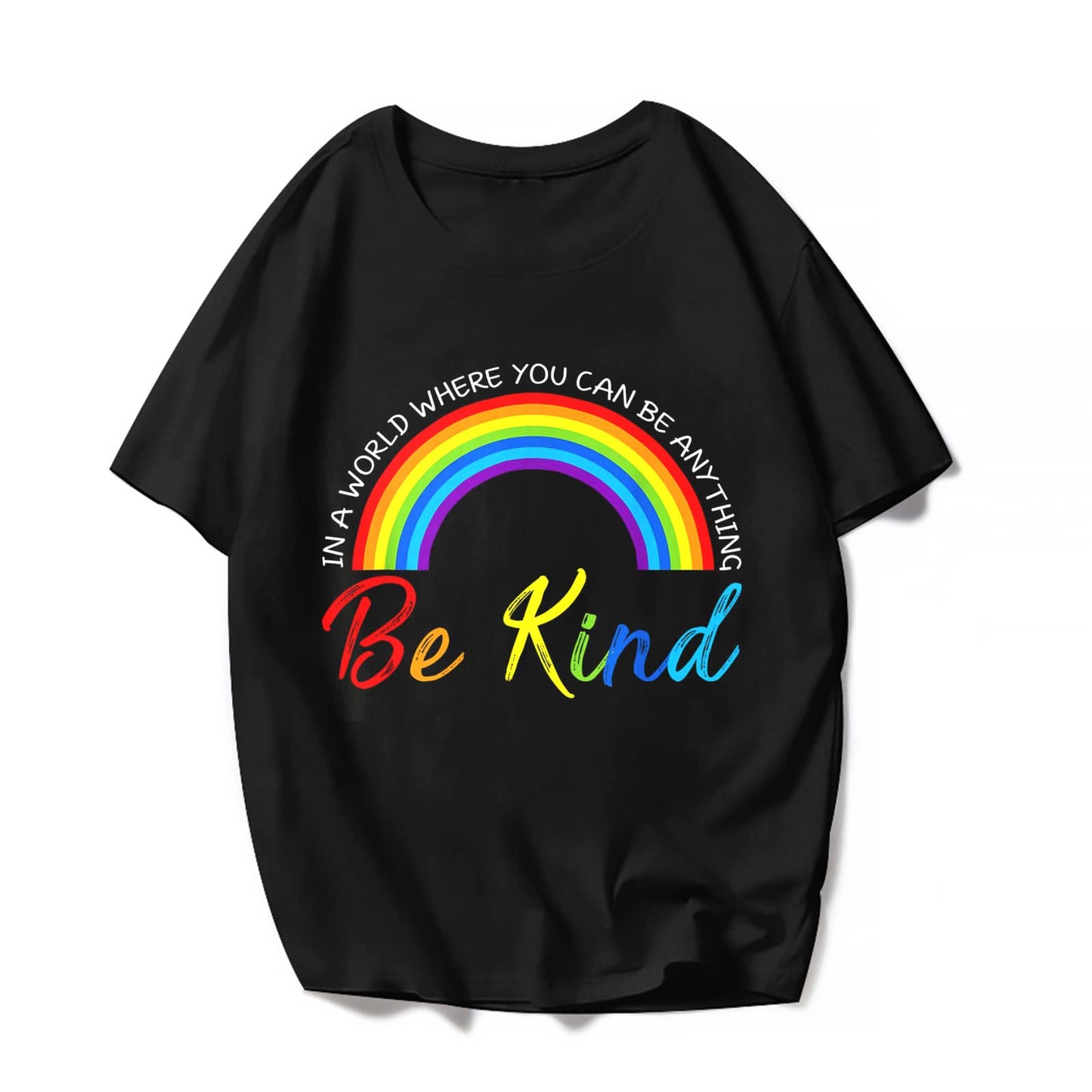 Show Your Pride with Our LGBTQ Human Rainbow Pride Flag T-Shirt