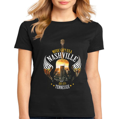 Country Music Nashville Guitar Player Gift Tee