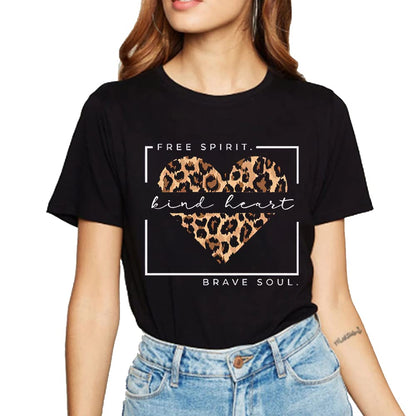 Heart Graphic Love Faith T-Shirt - Embrace Summer Vibes